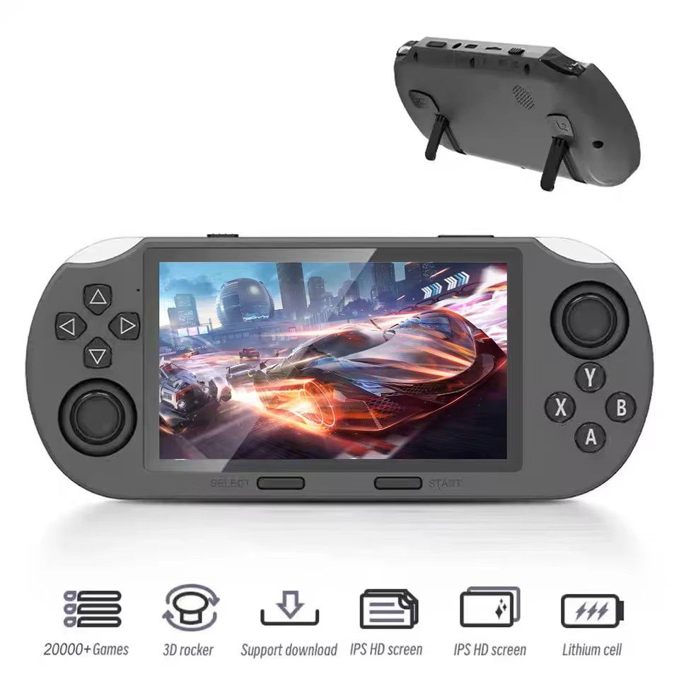 SF3000 Retro Games Console 4.5 Inch IPS Screen Support Multiple Simulators Game Portable Handheld Game Console