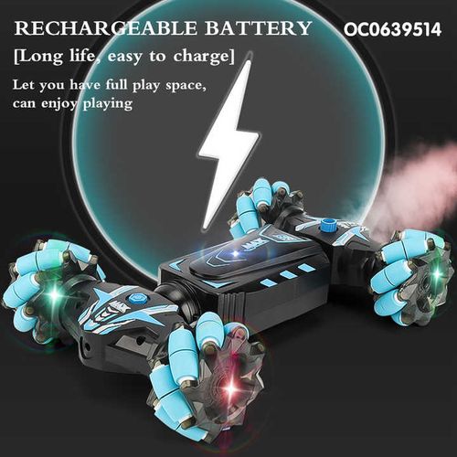 Induction twist light spray drift remote control car