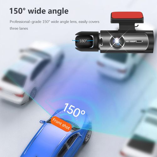 Podofo 3.16-inch Dual Lens Dash Cam HD 1080P