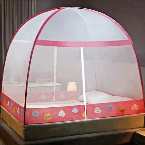 No installation of Mongolian yurt mosquito net, anti fall encrypted thickened mosquito net