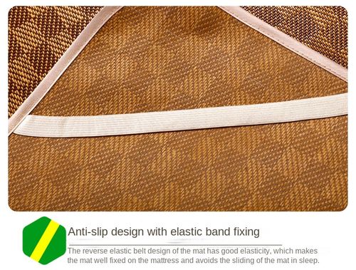 Pure Bamboo Fiber Bed Sheets Home Bed Linen Mat Three-Piece Set Heat Cooling Bamboo Mat