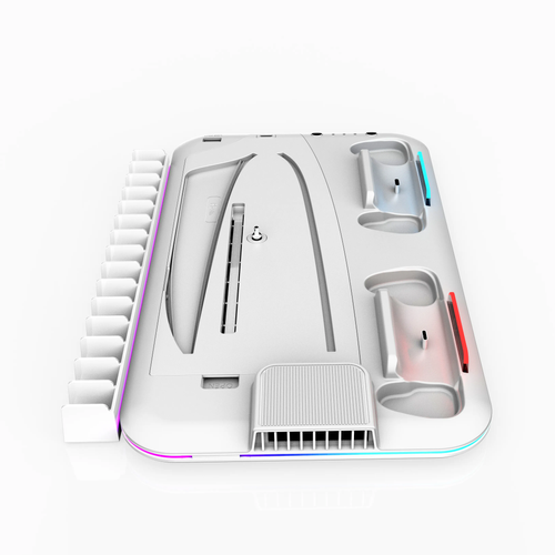 New Ps5 Slim Charger Stand & Cooling Fan Ps5 Game Controller Fast Dual Charging Dock for Sony Playstation 5 in 2025