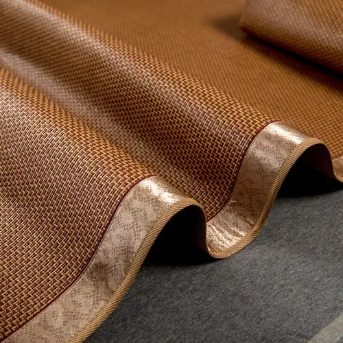 Pure Bamboo Fiber Bed Sheets Home Bed Linen Mat Three-Piece Set Heat Cooling Bamboo Mat