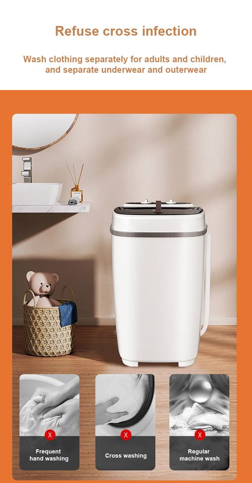 New 2025 Mini Semi - automatic Washing Machine with 8 - kg Large Capacity