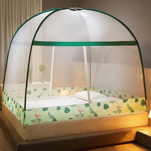 No installation of Mongolian yurt mosquito net, anti fall encrypted thickened mosquito net
