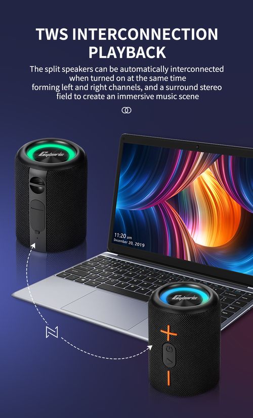 Cyboris S10 Detachable Portable Bluetooth Waterproof Speaker
