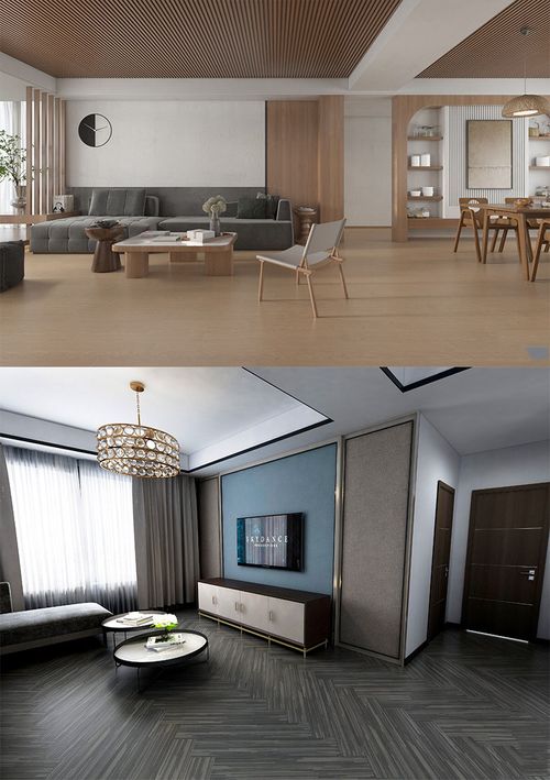 Self-adhesive wood grain suede PVC material LVT (Luxury Vinyl Tile) vinyl flooring