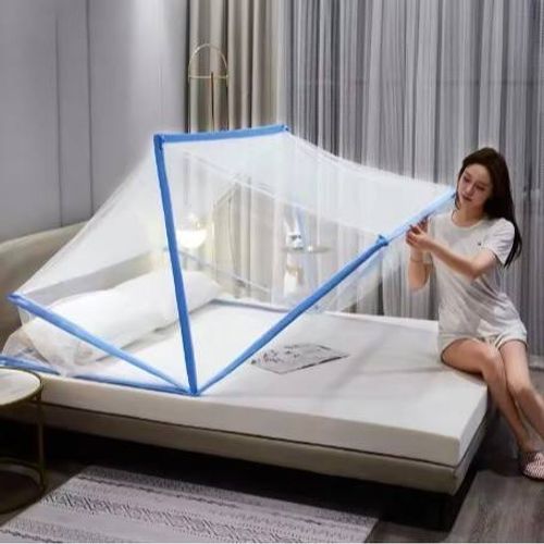 Folding polyester easy installation adult mosquito net tent