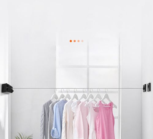 Invisible retractable double clotheslines