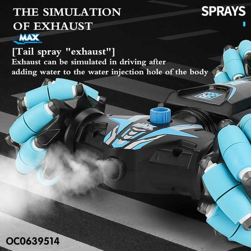 Induction twist light spray drift remote control car