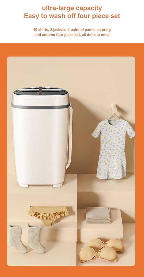 New 2025 Mini Semi - automatic Washing Machine with 8 - kg Large Capacity