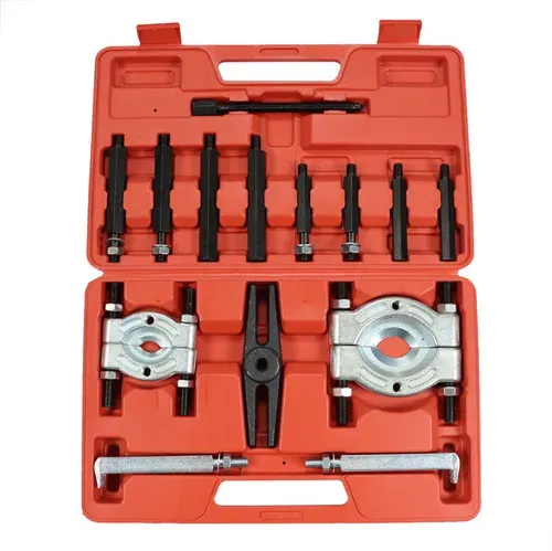14PCS Bearing Splitter Combination Mechanical Doublue Disc Puller Gear Puller Fly Wheel Separator Set With Box Tool Kit