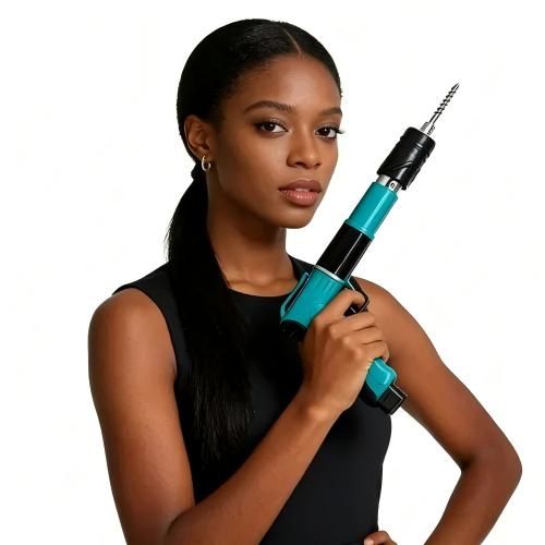 Nail Wall Fastening Tool for Cement Wall, Manual Steel Nails Machine Tool, Concrete Nail Machine, Mini Portable Nail Shooting Machine for Household Woodworking