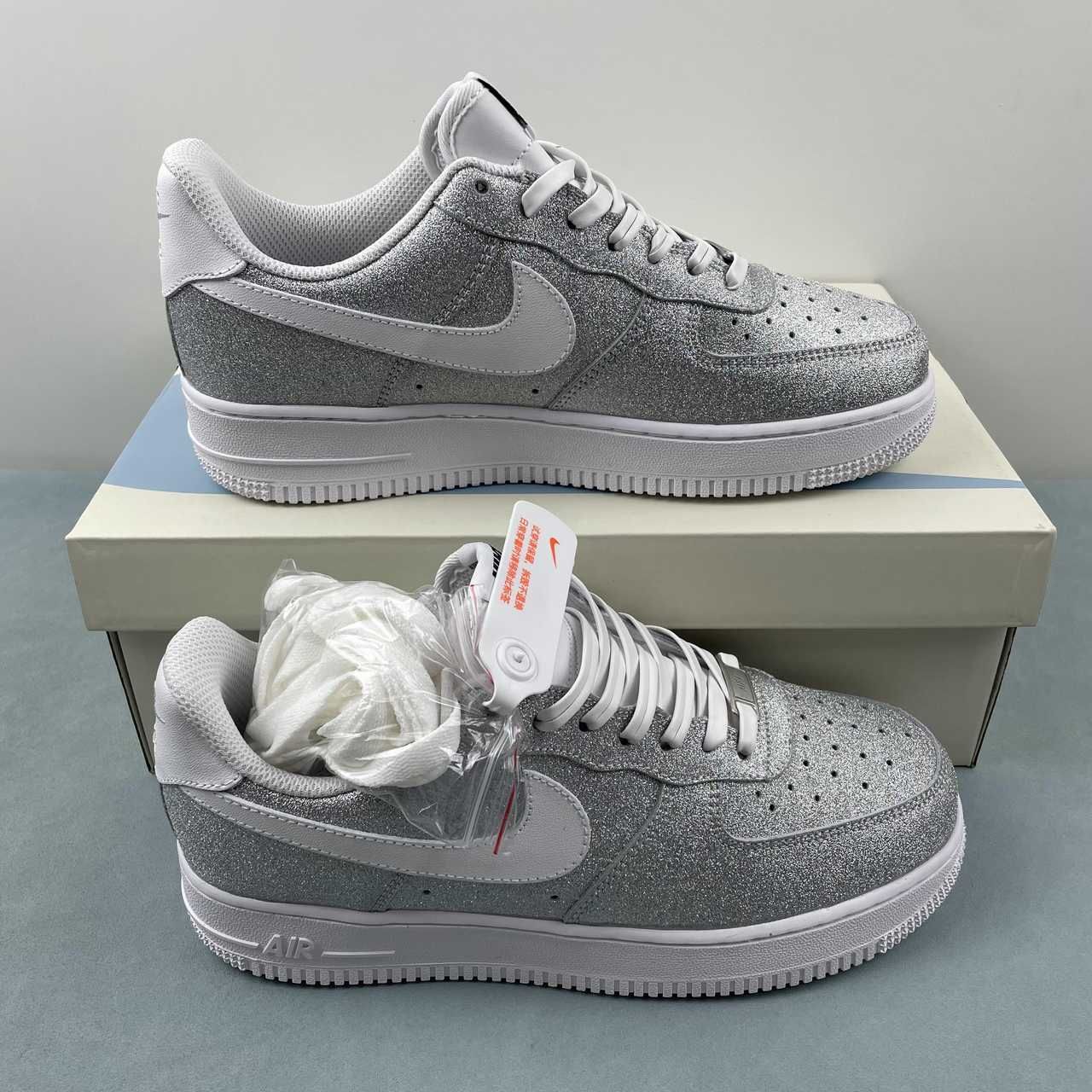 Nike Air Force 1 07 Low Silver White CW2288-015