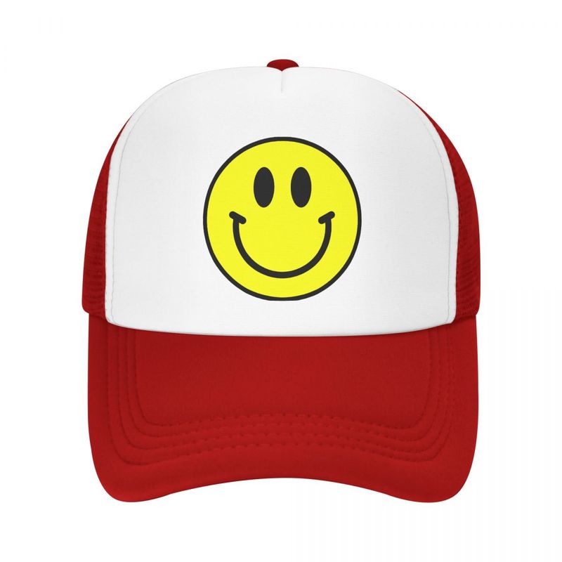 Smiley Face Hat Adjustable Trucker Hat for Adult Adjustable Baseball Cap ID504474839