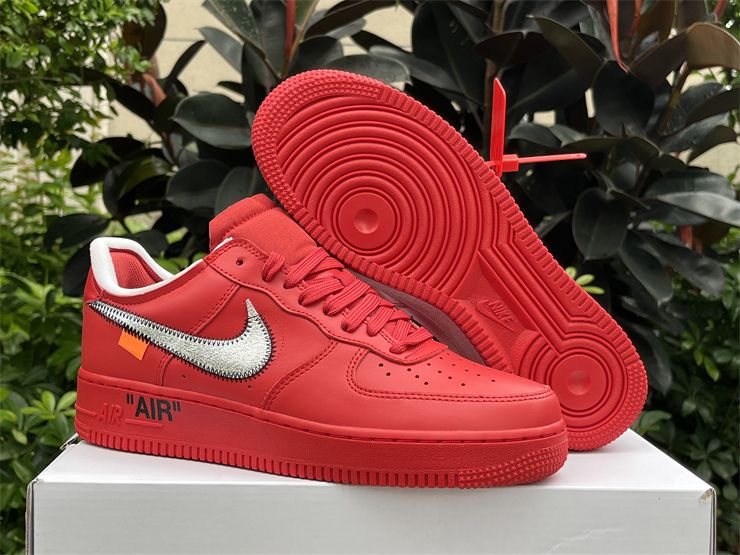 Off-White x Nike Air Force 1 Red AO4297-600