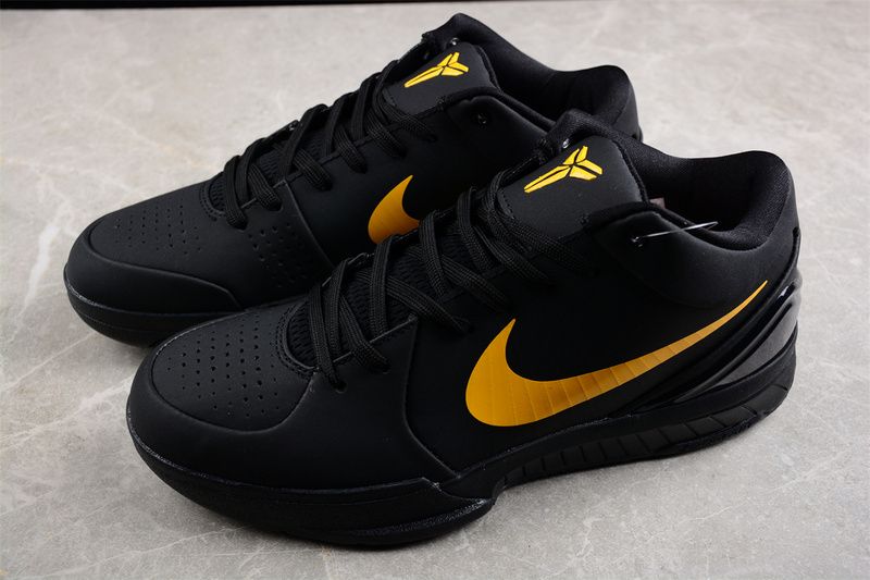 Nike Kobe 4 Protro Black University Gold FQ3544-001