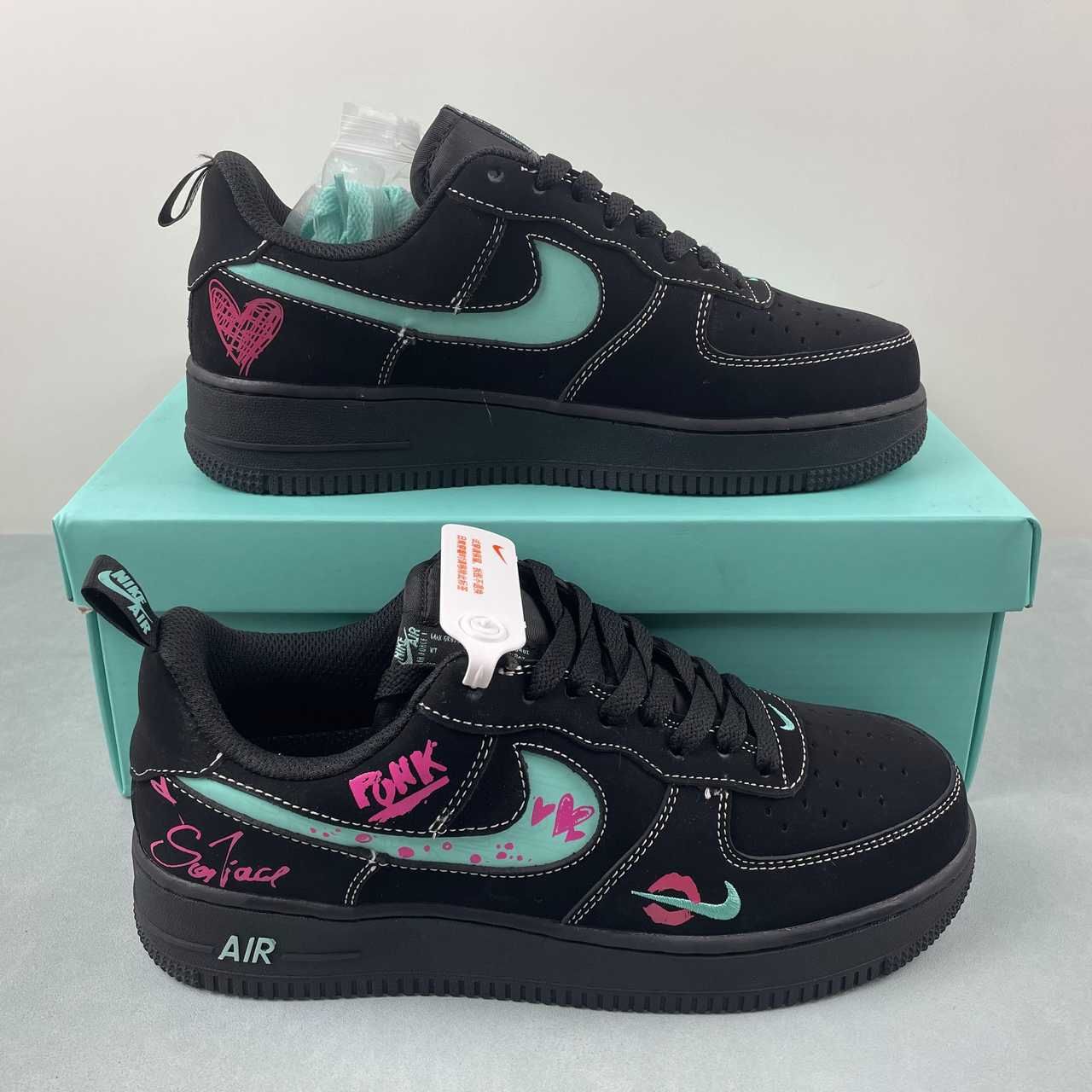 Nike Air Force 1 Low 07 Black Light Green FB8971-005