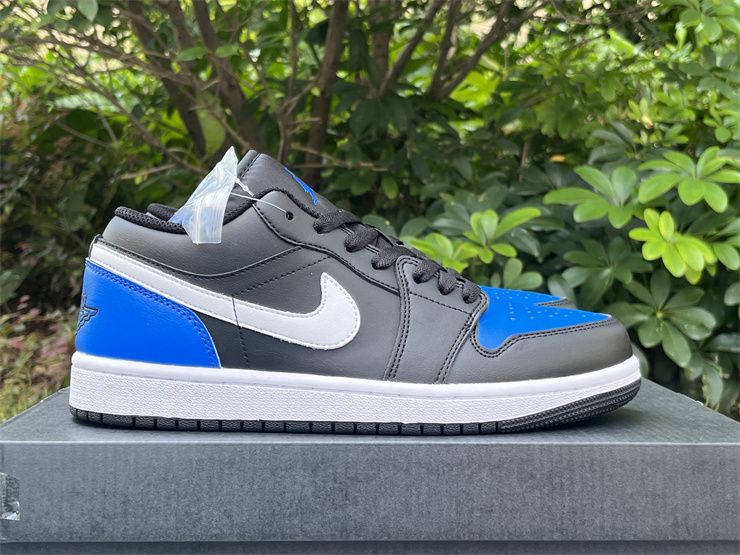 Air Jordan 1 Low Black Royal Toe 553558-042