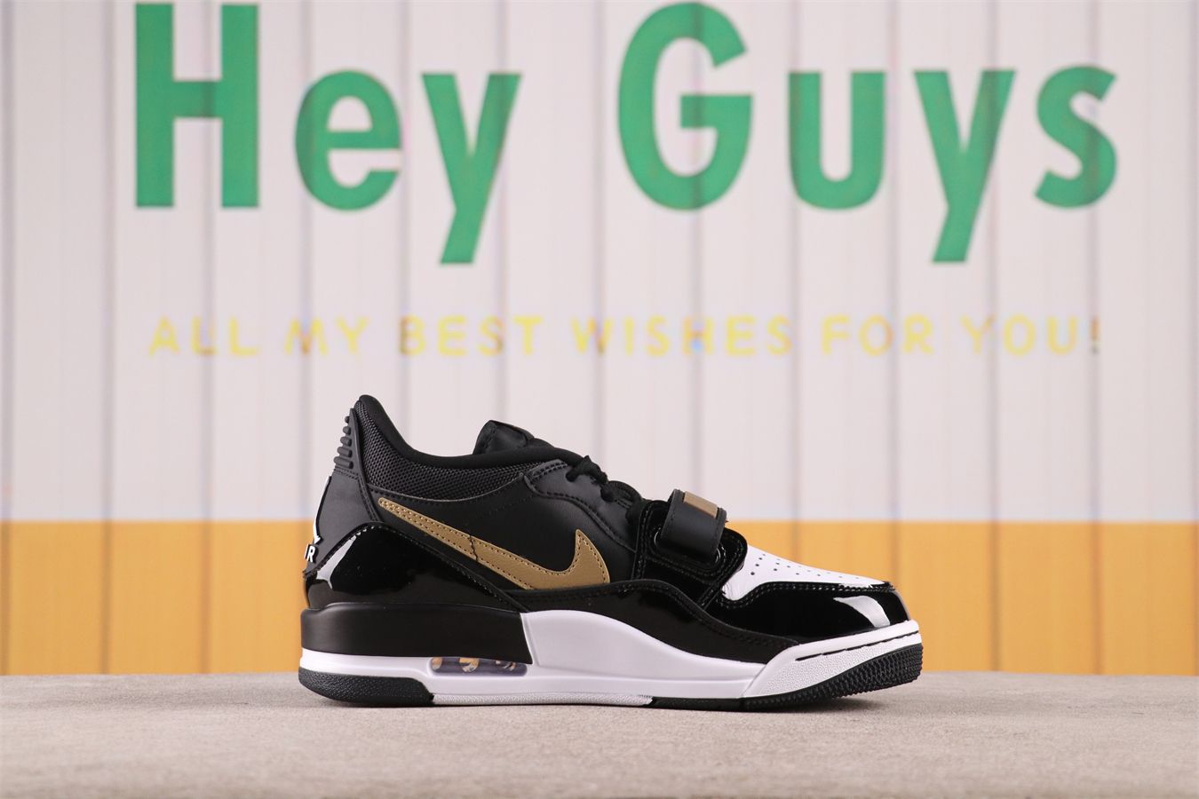 $85 Nike Air Jordan Legacy 312 Low Retro Black Gold Sneakers CD7069-071