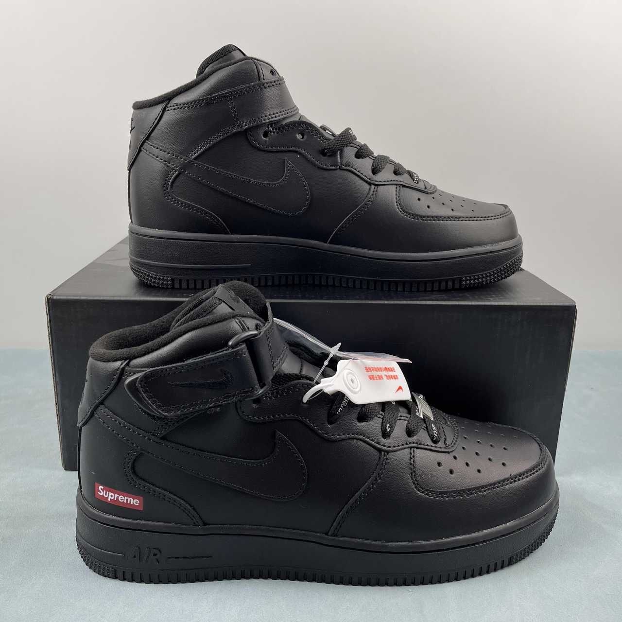 Supreme x Nike Air Force 1 Mid Black FZ8784-001