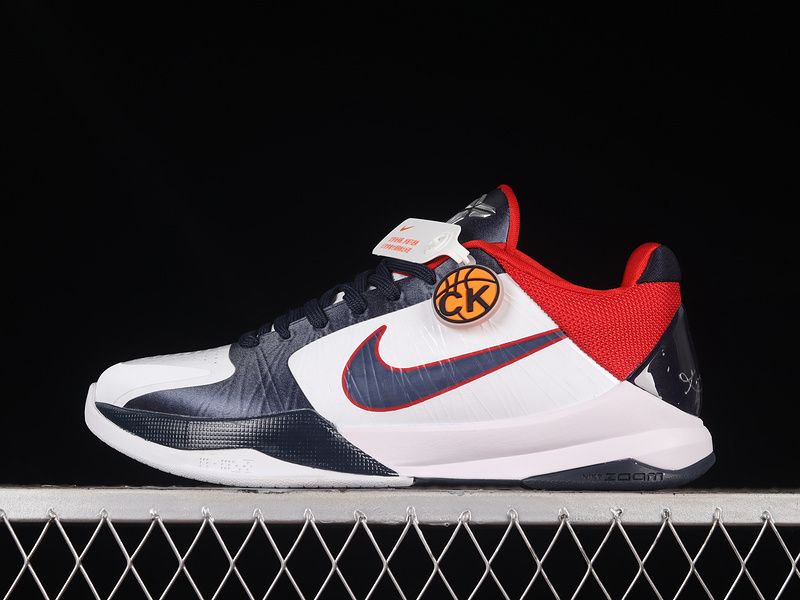 Nike Zoom Kobe 5 Team USA White Red Blue 386430-103