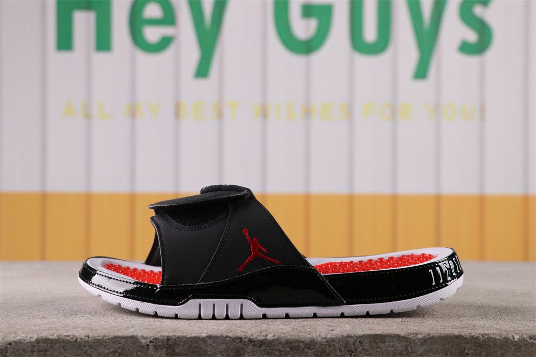 Nike Air Jordan Hydro 11 XI Slides Bred White AA1336-006