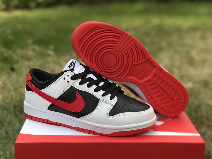 Nike Dunk Low White Black Red FD9762-061