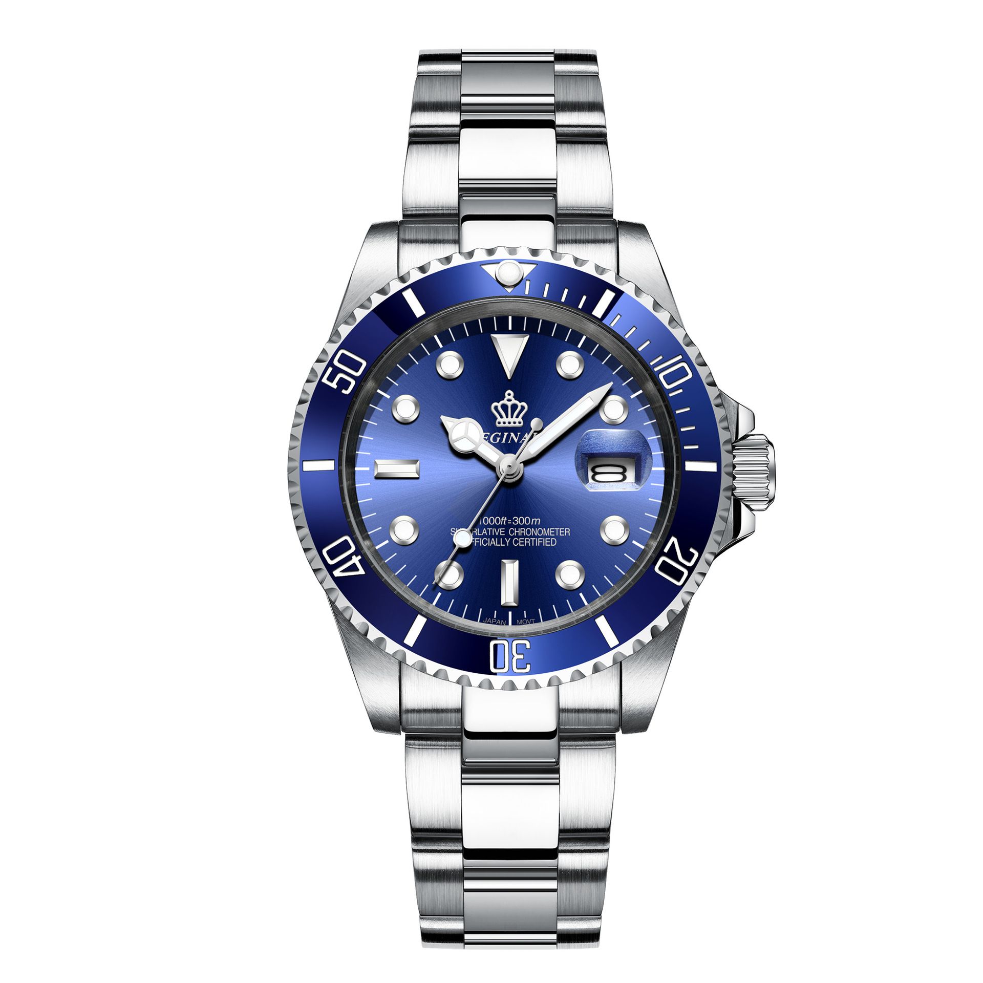 Men Women Luxury Watches Luminous Hand Quartz Silver Tone Stainless Steel Watch