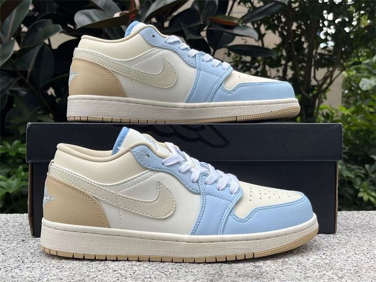 Air Jordan 1 Low Blue Coconut Milk HQ4186-111