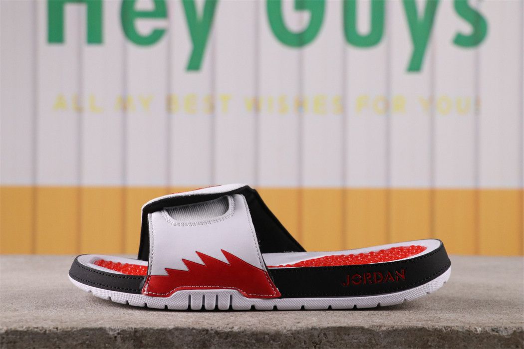 Jordan Hydro 5 Retro White Fire Red 555501-101