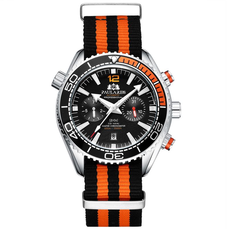 Automatic Canvas Nylon Strap Men's Mechanical Watch