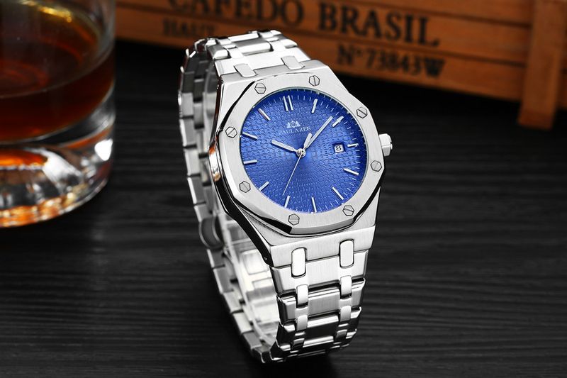 Automatic Watch Royalty Stainless Steel Mechanical Movement Waterproof Wrist Watches