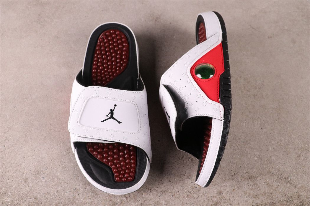 Air Jordan Hydro 13 Retro White Black Red 684915-101