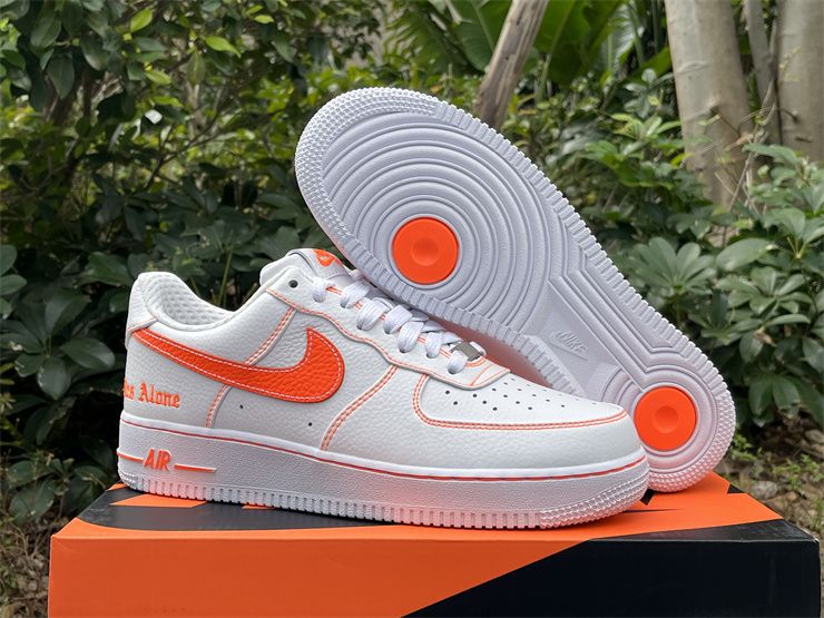 VLONE x Nike Air Force 1 White Total Orange AA5360-100