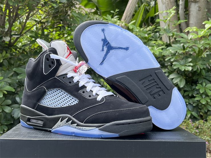 Men Air Jordan 5 Black Metallic Reimagined HF3975-001