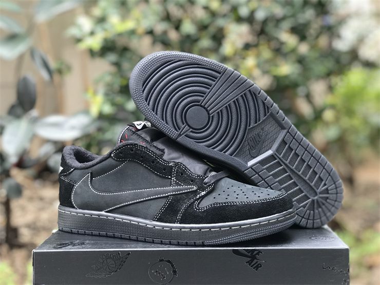 Travis Scott x Air Jordan 1 Low Black Phantom DM7866-001 Sneakers