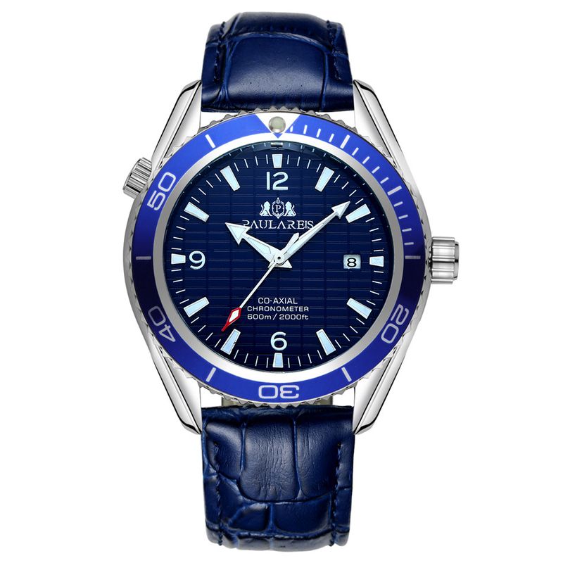 Automatic Mechanical Stainless Steel Strap Date Business Watch