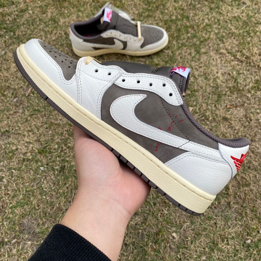 Travis Scott x Air Jordan 1 Low Reverse Mocha DM7866-162 Basketball Shoes