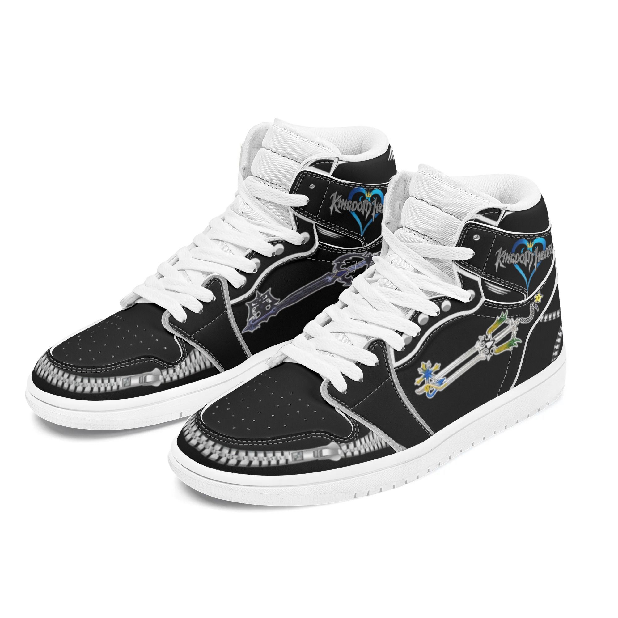 Roxas Anime Custom Kingdom Hearts Air Hightop Shoes