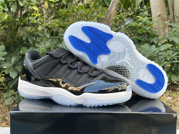 2024 Air Jordan 11 Retro Low Space Jam Black White FV5104-004