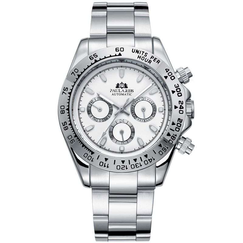 Automatic Watches Luxury Classic Stainless Steel Calendar Luminous Waterproof Watches for Men