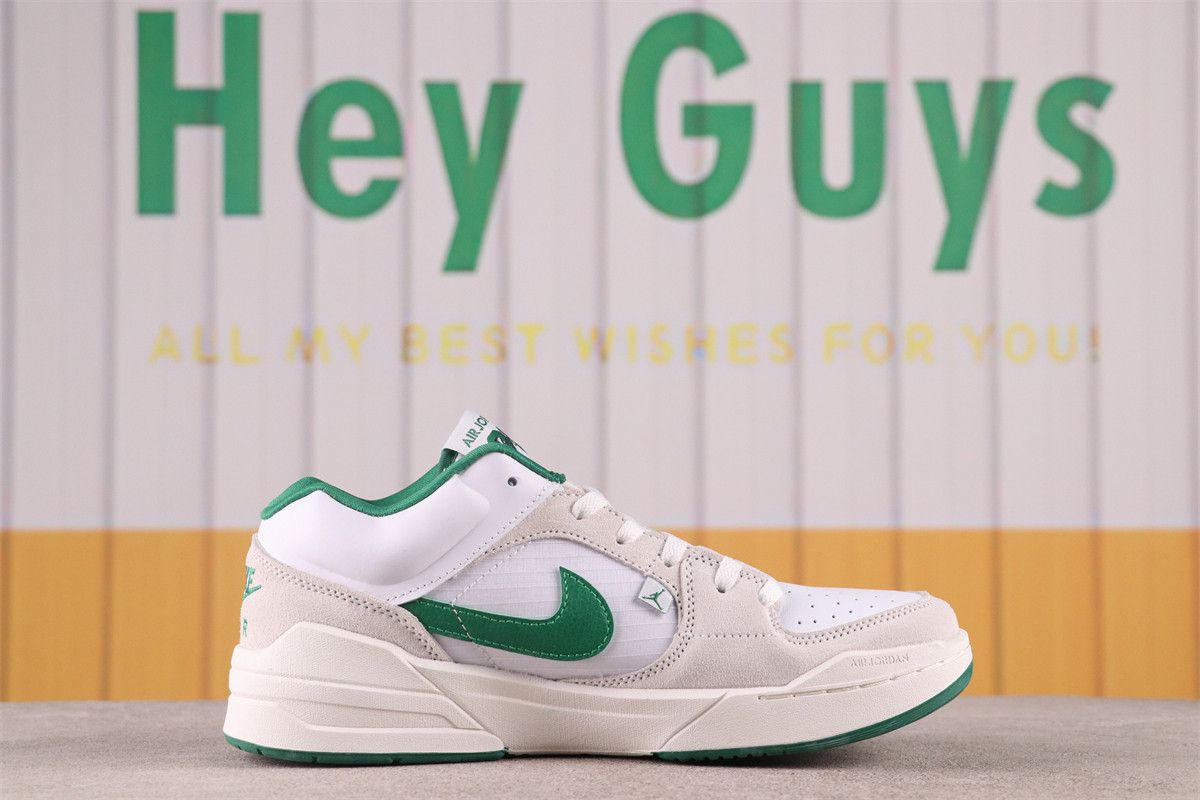Cheap Nike Air Jordan Stadium 90 White Clover Green DX4397-103