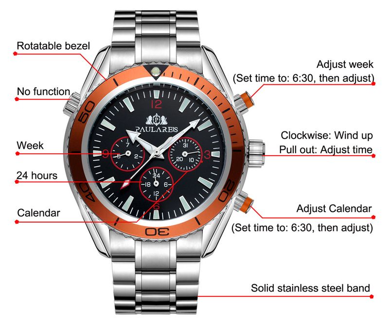 Automatic Mechanical Watch Luminous Business Watches