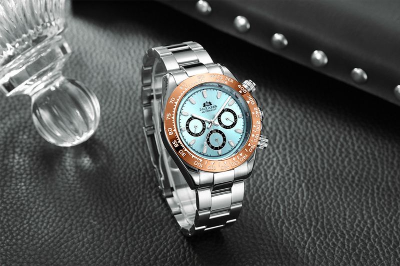 Automatic Watches Luxury Classic Stainless Steel Calendar Luminous Waterproof Watches for Men