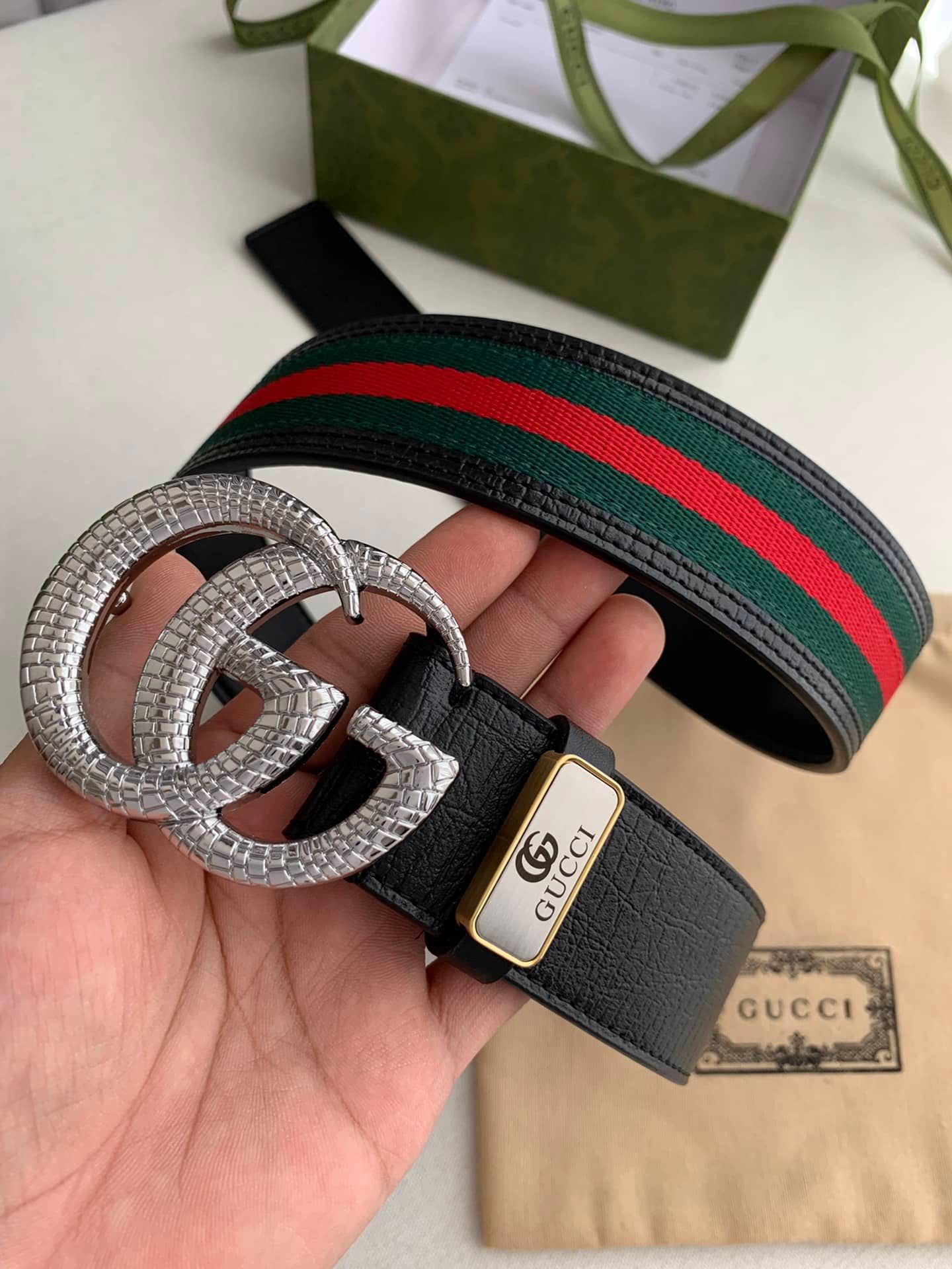 Gucci Belt New Style GG All Match Presbyopic Influencer Men Fashion Trend Casual Belt
