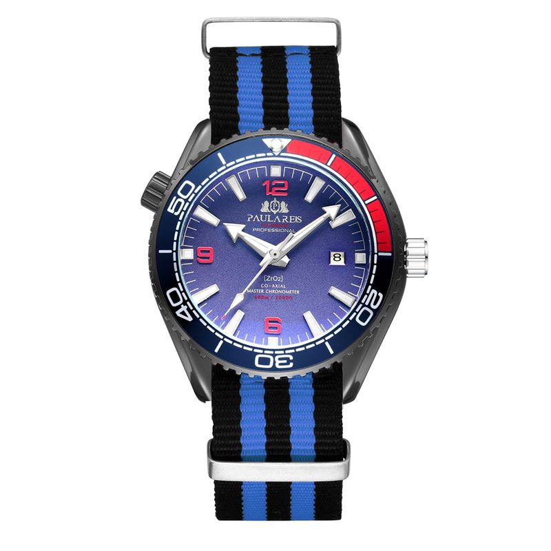 The Spy Watch Automatic Mechanical Luminous Watches with Famous 007 Canvas Strap