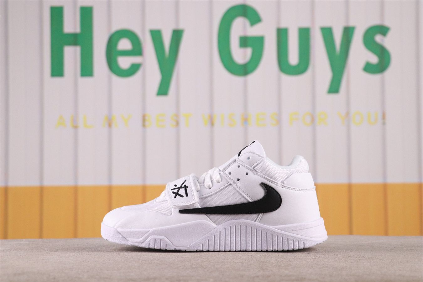 Travis Scott x Jordan Cut The Check Nice Kicks White Black FZ8117-492