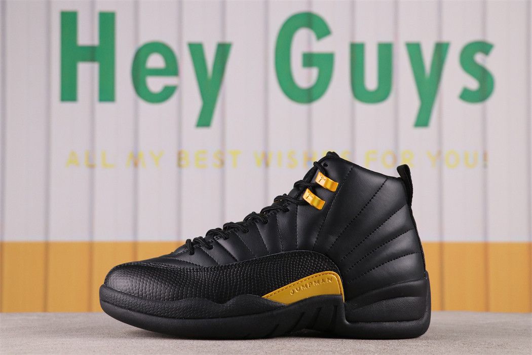 Men Air Jordan 12 Black Taxi CT8013-071