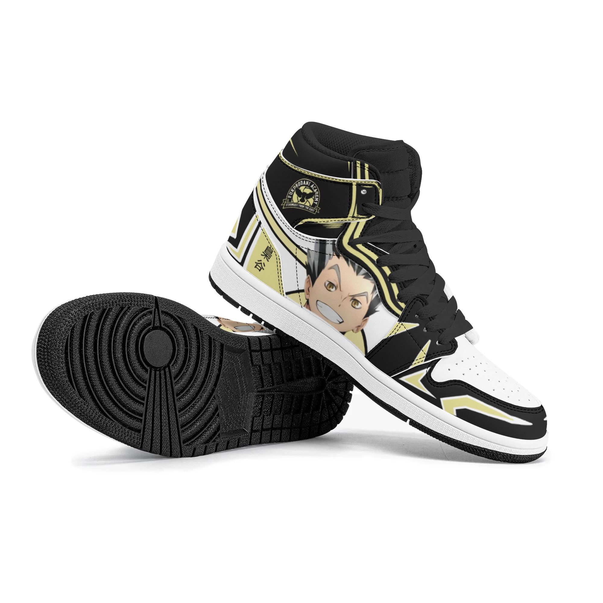 Fukurodani Bokuto Koutaro Haikyuu Anime High Top Shoes